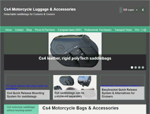 Tablet Screenshot of cs4-saddlebags.com